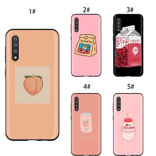 เคสโทรศัพท์มือถือสีชมพูสไตล์เกาหลีสําหรับ Samsung Galaxy A 10 A 20 A 30 A 40 A 50 A 60 A 70