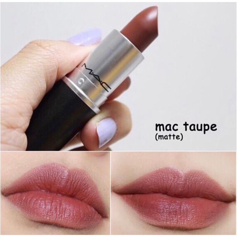แท้! ลิป MAC Matte Lipstick #Taupe | Shopee Thailand