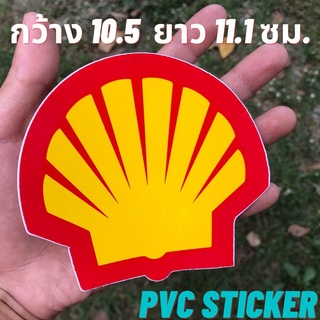 สติ๊กเกอร์ Shell ขนาดใหญ่ MotoGP น้ำมัน เชลล์ สติกเกอร์ PVC แต่งรถ ติดรถ รถแข่ง รถมอเตอร์ไซค์ รถยนต์ Racing JDM Sticker