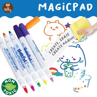 ปากกาเมจิกลบได้ (Magicpad) Wipe &amp; Clean Marker เขียนได้ ลบได้ ปากกาไวท์บอร์ด แบบสี