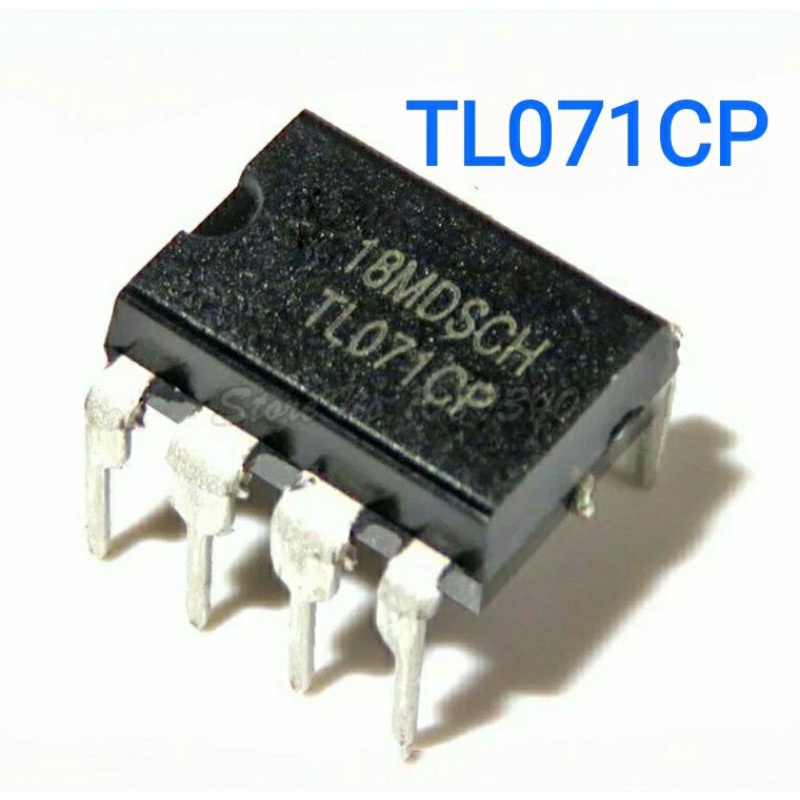 1ชิ้น​+socket JFET INPUT​ OP-AMP​  TL071​  TL071CP