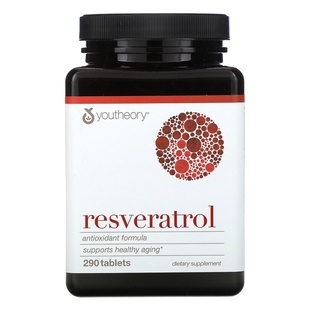 Youtheory Resveratrol 290 Tablets