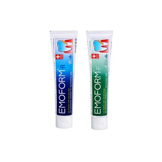 EMOFORM R Toothpaste อีโมฟอร์ม-เอฟ ยาสีฟันลดเสียวฟัน สูตร รสมินต์ 160 ก. (เลือกสูตร)