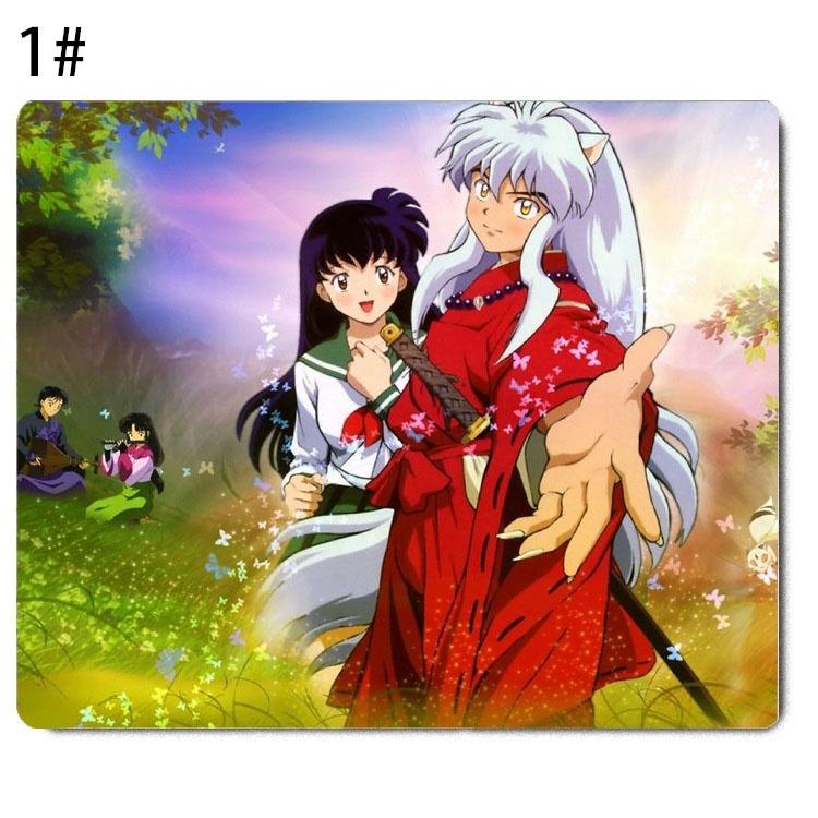 แผ่นรองเมาส์ EVA Anime Inuyasha kagome