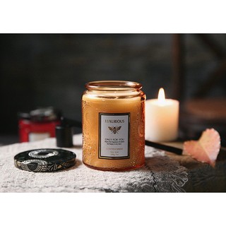 เทียนหอม เทียนอโรม่า เทียนหอมไขถั่วเหลือง Luxurious scented candle