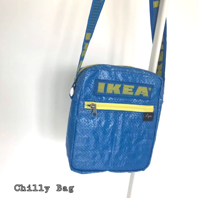 กระเป๋าสะพายข้าง IKEA สีน้ำเงิน