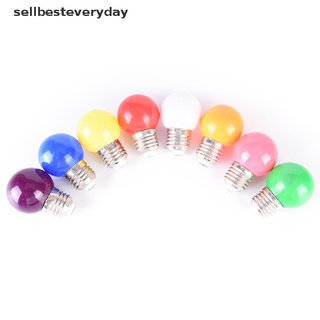 Seth หลอดไฟลูกกอล์ฟ LED 2W E27 ขนาดเล็ก สีฟ้า แดง เขียว เหลือง ขาว