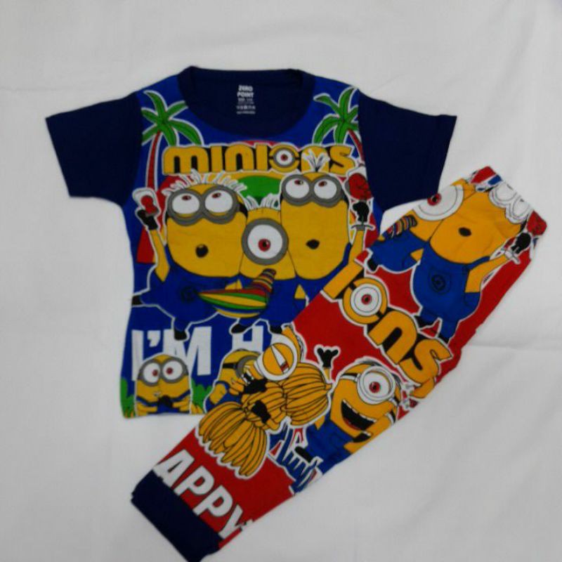 MINIONS, BAJU TIDUR BAJU BUDAK MINIONS