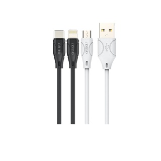 ใหม่! ouku x10 สายชาร์จรุ่นใหม่ 3A output ชาร์จเร็ว สายแข็งแรง สำหรับ L/Micro USB/Type C พร้อมส่ง