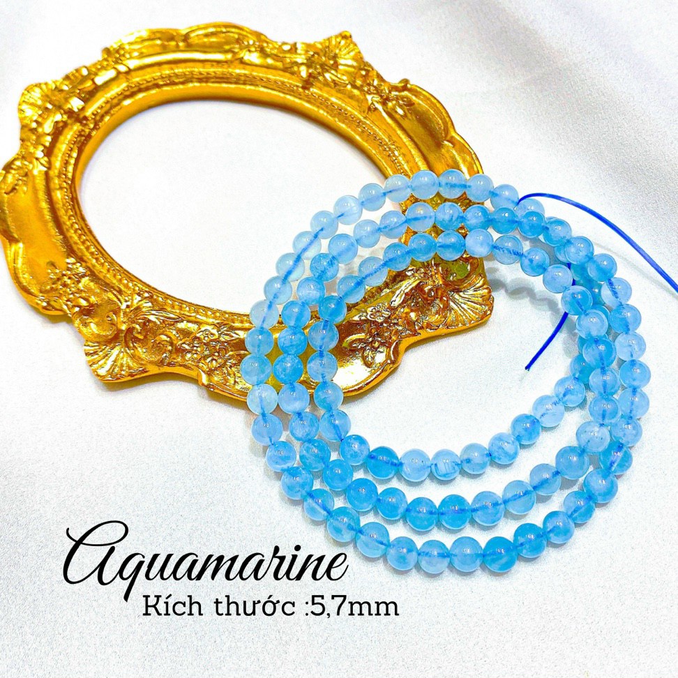 AQUA 108 สีเขียว BEADS CHAIN BRACELET
