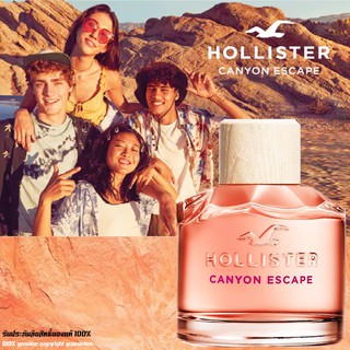 HOLLISTER Canyon Escape For Her Pour Elle Eau De Parfum 100mlน้ำหอมลิขสิทธิ์ของแท้ซีรี่ย์ใหม่ล่าสุดสำหรับผู้หญิงหอมหรูหร