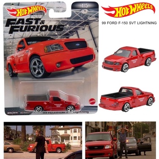 FORD F-150 SVT LIGHTNING โมเดลรถเหล็กลิขสิทธิ์แท้ Hot wheels FAST &amp; FURIOUS HOT WHEEL โมเดล