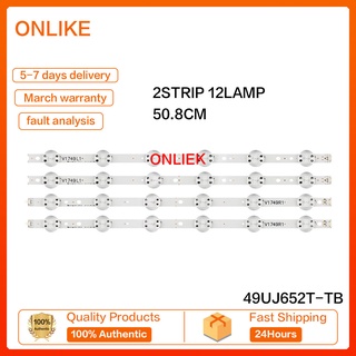 แถบไฟแบ็คไลท์ทีวี LED LG 49 นิ้ว 49UJ652T-TB/49UJ652T