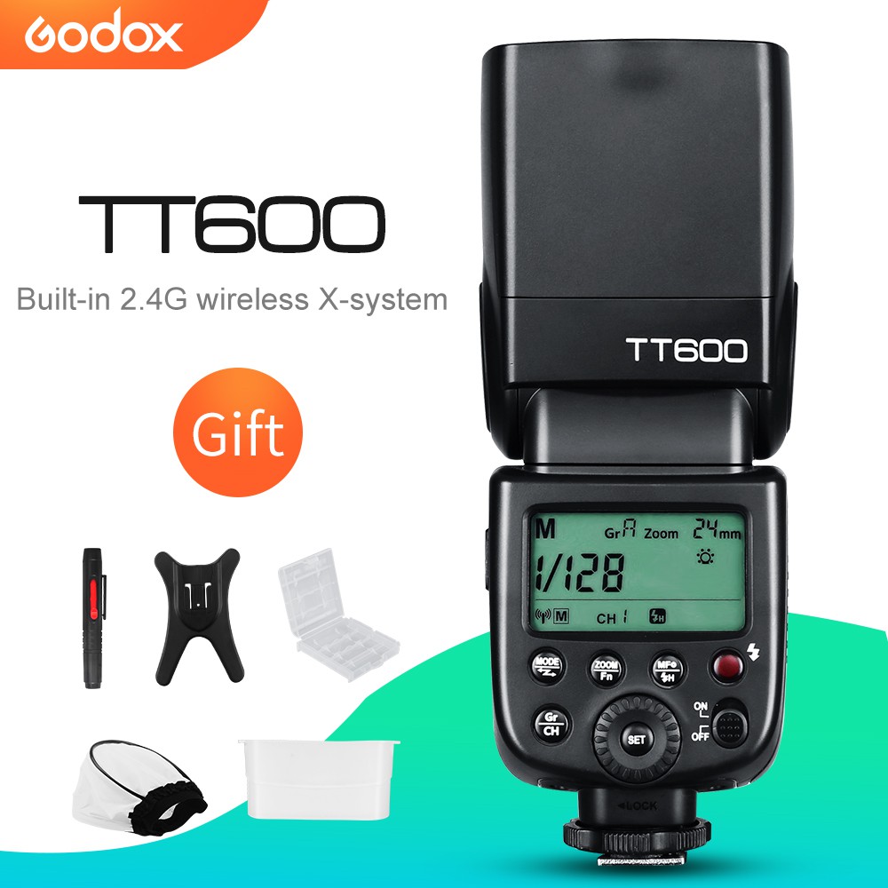 Godox TT600 2.4G กล้อง Master/Slave ไร้สาย Flash Speedlite สําหรับกล้อง