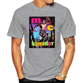 [S-5XL] เสื้อยืดผู้ชาย MC HAMMER สกรีนลายดาว แร็ป ฮิปฮอป usa ขนาด