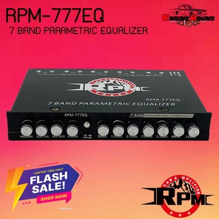 PRE RPM-777EQ  สีดำ ขั้วแน่นไส้แน่นๆ ของใหม่ ปรีแอมป์รถยนต์โม 7แบนด์ รุ่นท้อป ปรับแยกเสียงซับอิสระ เสียงดีมาก