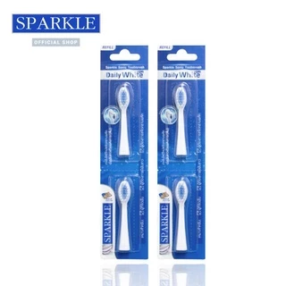 [แพ็ค 2] SPARKLE หัวแปรง สีฟันไฟฟ้า สปาร์คเคิล (รีฟิล) รุ่น SONIC TOOTHBRUSH รุ่น DAILY WHITE PLUS (10SK00084X2)