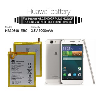 แบตเตอรี่  HUAWEI Y62 Ascend G7 Plus G8 G8X Honor 5A 5X Maimang 4 โทรศัพท์เดิมแบตเตอรี่ HB396481EBC 3000mAh