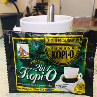 กาแฟหรือโกปี (โอเลียง) 2in1 Kopi-o Penang แบบชง อร่อยมากขอบอก มี 2 ขนาด ขนาด 20 ซอง และขนาด 28 ซอง