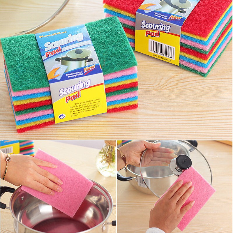 🔰 สก๊อตไบร์ทล้างจาน ฟองน้ำล้างจานหลากสี ราคาถูกสุด #F020 🔰 - รูปที่ 4