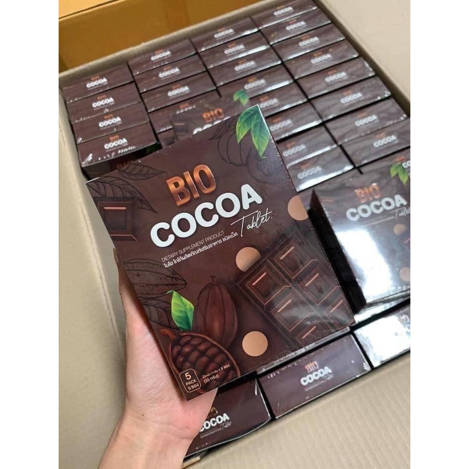 [โกโก้อัดเม็ดยกกล่อง] โกโก้ดีท็อกซ์ อัดเม็ด BIO COCOA Tablet เคี้ยวอร่อย พร้อมส่ง