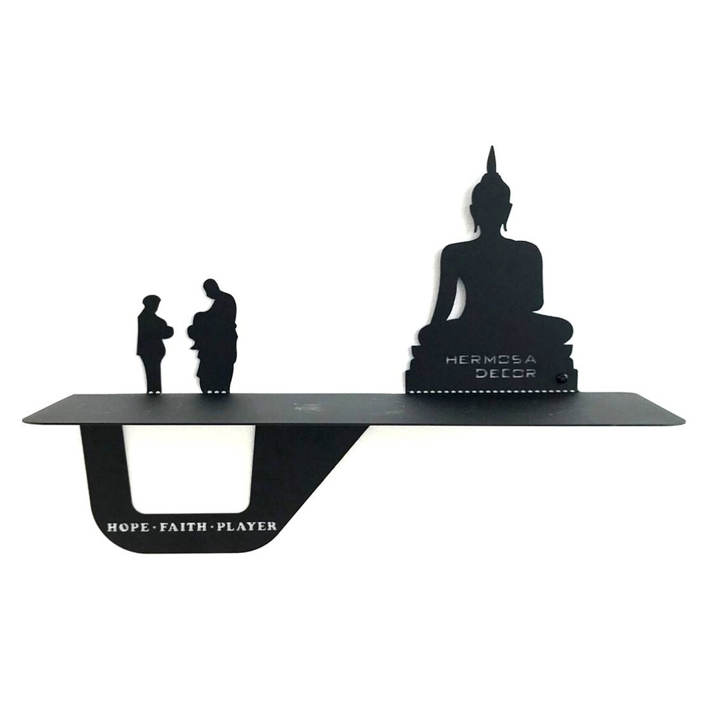 ็Hermosa Decor หิ้งพระ ชั้นวาง ลายฉลุ  แบบพับมือ แบบพับมือ Buddha Shelf - Flap