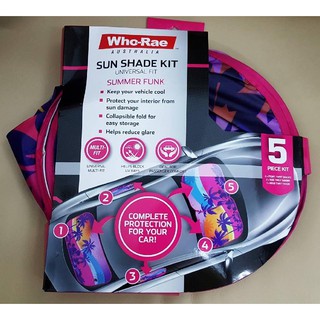 ผ้าม่านกันแดดในรถยนต์ Who-Rae(Sun Shade Kit)