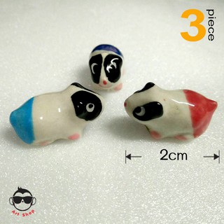 ตุ๊กตาเซรามิค ตุ๊กตาหนูพุก ตุ๊กตาสำหรับแต่งสวนถาด 3cm