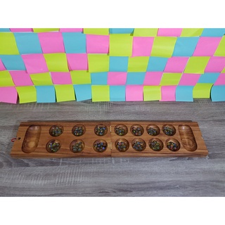 หมากขุมแบบลูกแก้วขนาดใหญ่ฝั่ง 16หลุม (Mancala/Kahala)