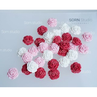 Sorn Studio ฟองดอง"ดอกกุหลาบเล็ก" 🌹💖 (12 ชิ้น/กล่อง) /แจ้งสีได้ในแชทค่ะ