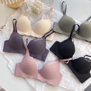 สินค้าพร้อมส่งจากไทย💥Angle Bra💥 (N626) บราไร้โครงแฟชั่นดีไซน์เก๋ แต่งขอบหยัก ผ้านุ่มใส่สบาย