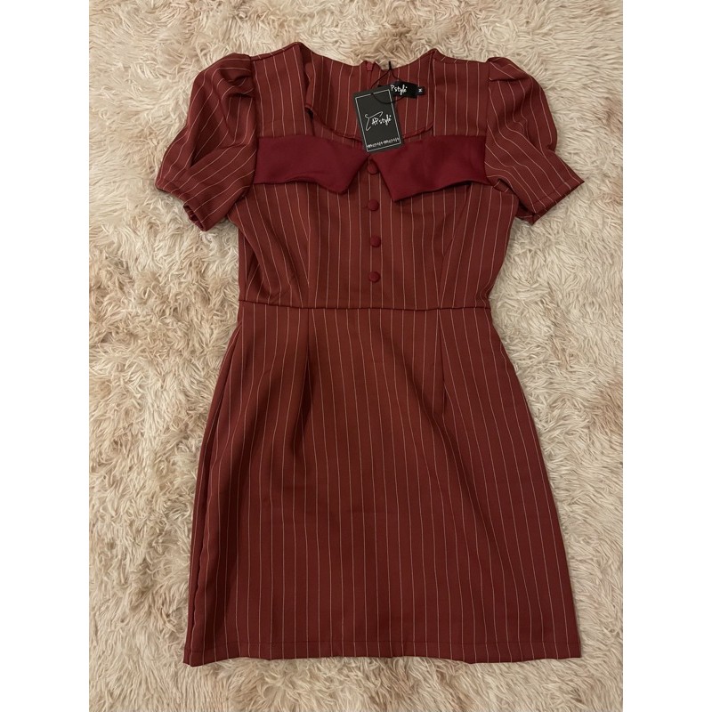 Dress แดง ป้าย AP Style size M มือ 1