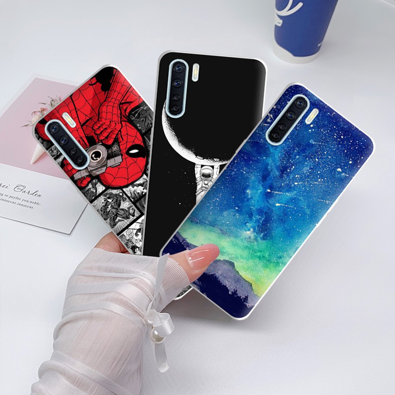 OPPO A91 F15 A1601 A59 A1K K1 K3 R1S R1L R15X R17 Neo Rx17 Neo Ax7 Pro รูปแบบสร้างสรรค์ซิลิโคนกันกระ