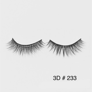 ขนตาปลอม 3D Faux Mink Double Silk Lashes เบอร์ #233