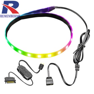 Coolmoon Cm-Ls40 5V Argb Pc เคสไฟ Led Sata 3Pin โคมไฟ Rgb คอมพิวเตอร์