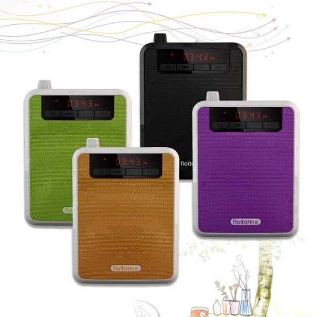 Rolton K300 Bluetooth ไมค์ลำโพงช่วยสอน เป็นลำโพงPC-USBได้ 2200mA