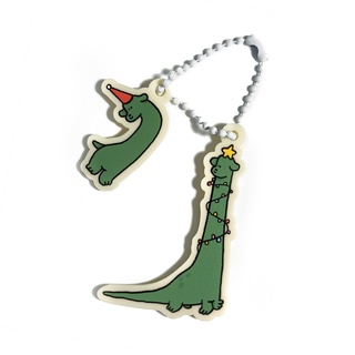 ssktmmee - keyring set ชุด 2 ชิ้น (green dino)