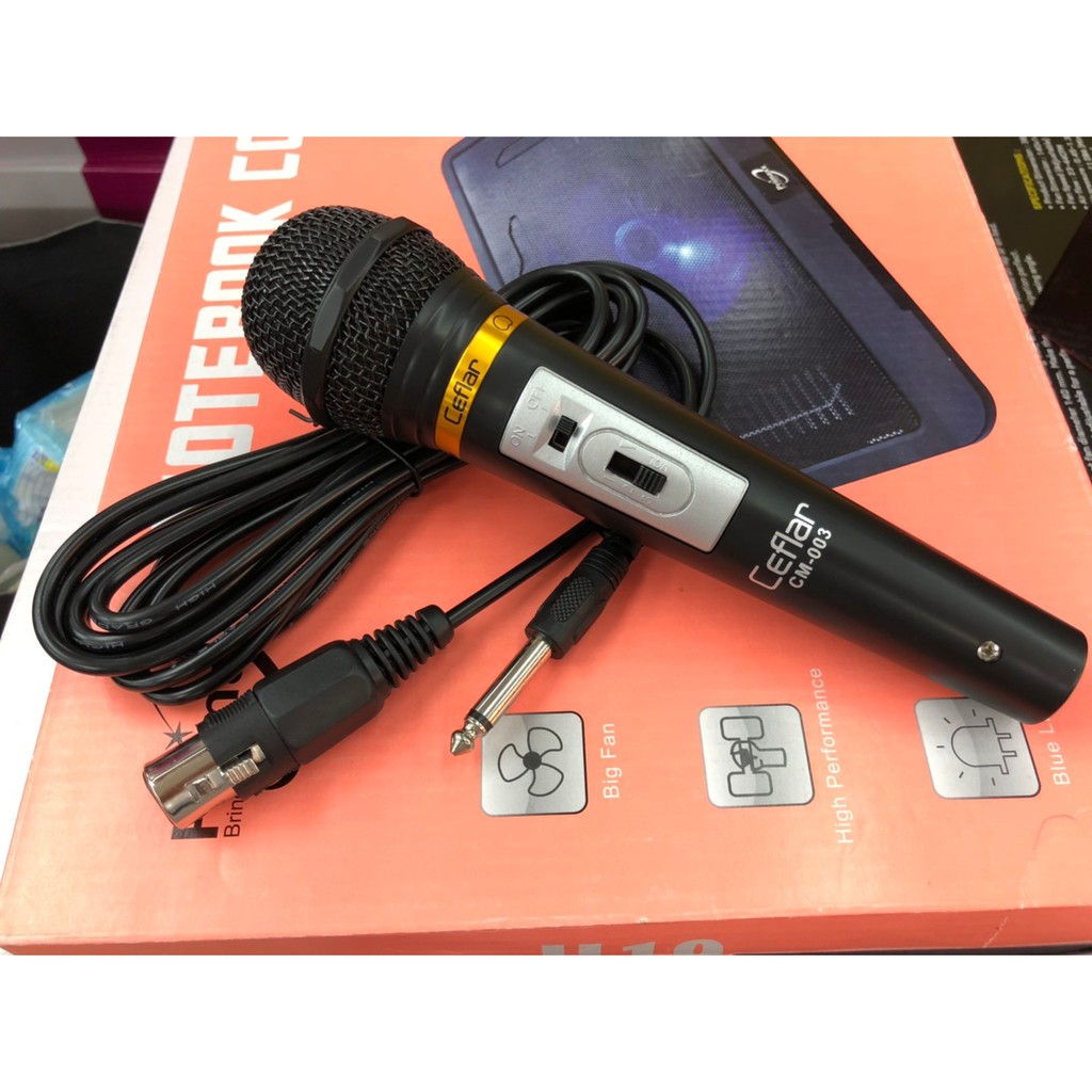 Ceflar Microphone ไมค์โครโฟน รุ่น CM-003 สายยาว3เมตร