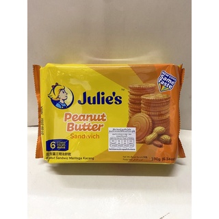 Julie’s จูลี่ ขนมปังไส้ peanut butter 180g (ห่อใหม่)