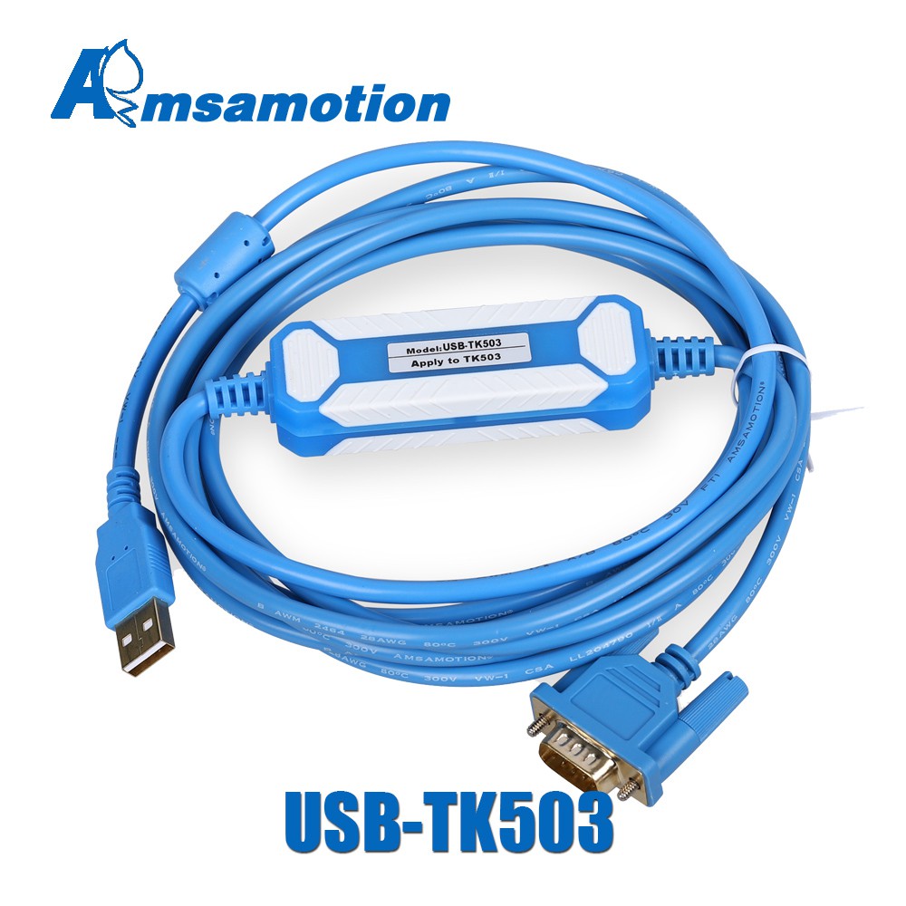 USB-TK503 สําหรับ ABB สายการระบาด AC500-Eco Series PLC การเขียนโปรแกรมสายดาวน์โหลด TK503 PM571 PM581
