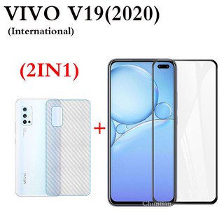 vivo v 19 (20) (indonesia) v 17 pro ฟิล์มกระจกนิรภัยป้องกันรอยหน้าจอ+3 d