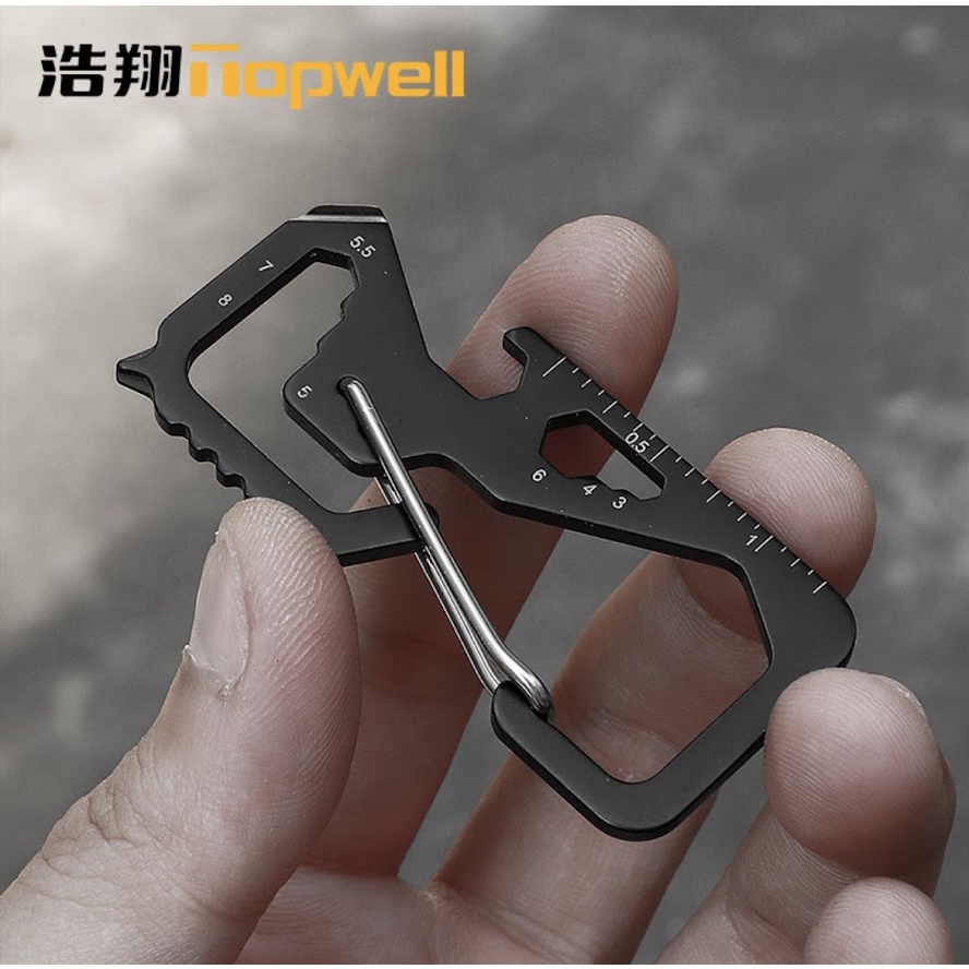 ส่งจากไทย ใหม่ multi-tool การ์ดอุปกรณ์ปีนเขาที่มีหัวสกรูการตั้งแคมป์กลางแจ้งแบบพกพา EDC tool