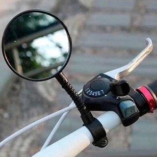 BikeMirrorsอุปกรณ์จักรยาน มองข้างเพื่อความปลอดภัย ติดแฮนด์จักรยานได้ กระจกมองหลังจักรยาน กระจกมองหลัง กระจกข้างจักรยานoo