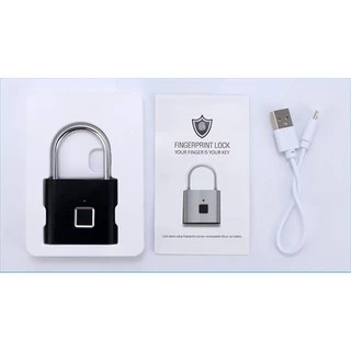 แม่กุญแจ สแกนลายนิ้วมือ Fingerprint Lock กุญแจลายนิ้วมือ Smart lock กุญแจล็อคกระเป๋า