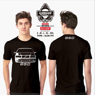เสื้อยืด ลายรถยนต์ Volvo 850สามารถปรับแต่งได้