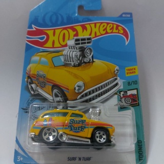 รถเหล็ก Hotwheels SURF N TURF สีเหลือง (ib29)