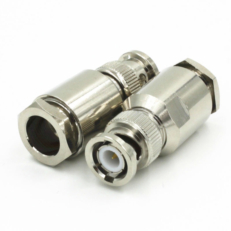 1PC BNC ชาย Clamp สาย RG8 lmr400 rg213 rg165 7d-fb 50ohm