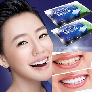 2Pcs / Pack Pro การดูแลฟันช่องปากฟันขาวฟันขาว Easy Whitestrips