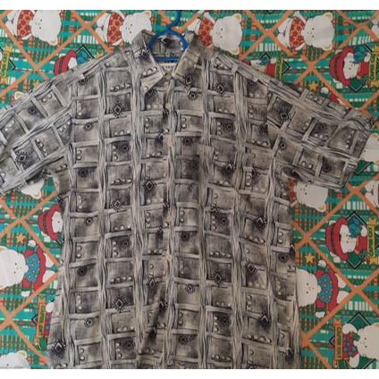 Sfare M Size Button Men Collar Short Sleeve Shirt