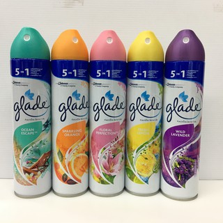 Glade Aerosol เกลด ผลิตภัณฑ์ปรับอากาศ 320 มล. มี 5 กลิ่น